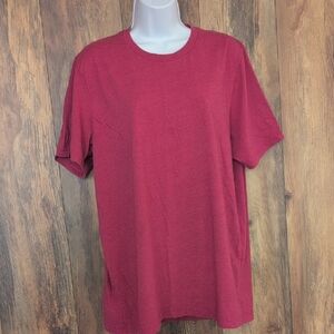 Bella Canvas Men's  Red Short Sleeve Tee XL